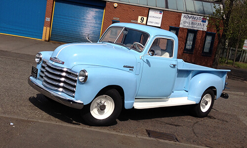 1950 chevrolet pick up completed